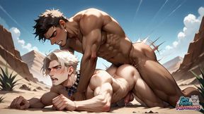 Unleash the Fever of the Sahara with This Naughty Gay Sex Soiree in the Desert! Get Well-prepped for Horny, Super-sexy