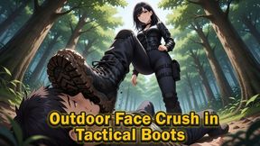 Tactical Boots Face Crush - Mistress Yuki Grinds Your Face Into the Dirt