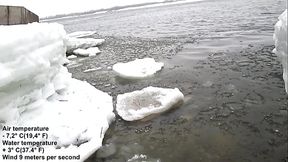 Swim with a long deep dildo (45 cm in ass) in WATER #2