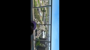 My Husband and I Had Fun in a Rented Apartment, Oral Sex on the Balcony Overlooking the Street, and Sex in the Bedroom.