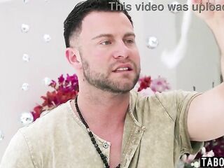 Nasty brunette hair mother I'd like to fuck drilled roughly in front of her spouse