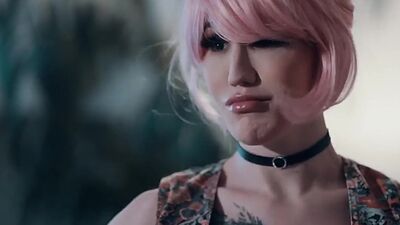 Transgender lady filled in asshole in doggystyle by male