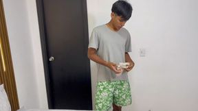 StepSis Catches Bro Jerking with Her Panties