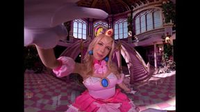 Kay Lovely as Princess Peach Fucking in XXX SUPER MARIO BROS VR Porn