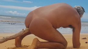Ladysilva crossdresser my hot ass sexy on the beach 10