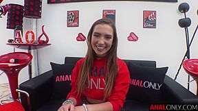 Anal Solely Small Brunette Hair Bailey Base Has Her Bootyhole Drilled And Gaped