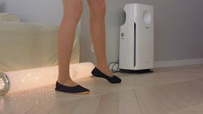 Lick Feet Of Stella Taken Straight From The Dark Gymnastic Slippers - Polish Language - Part 1