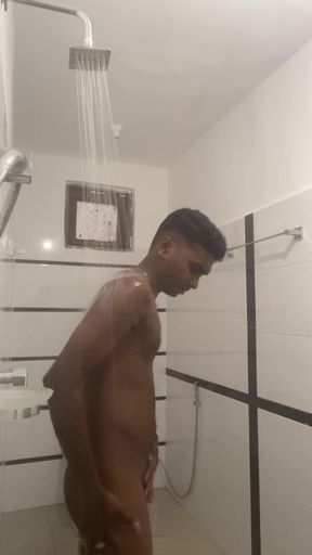 Sri Lankan Teen Boy Showered