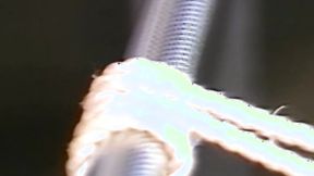 ”Young sexy girl moans while teased with whipping by stud”