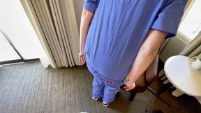 sometimes a nurse has to really get in there