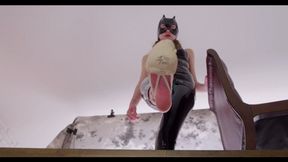 Giantess Stella Order You To Lick Her Feet In Creamy Half Ballet Shoes - Polish And English Language - HD 2560x1440