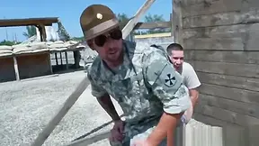 Military Guys Fuck Each Other On Service In The Bathroom