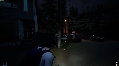 Giant tits ghost chases me in Hachishaku Episode 1