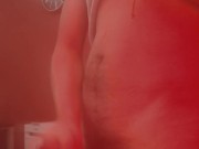 Twink cum on desk at office