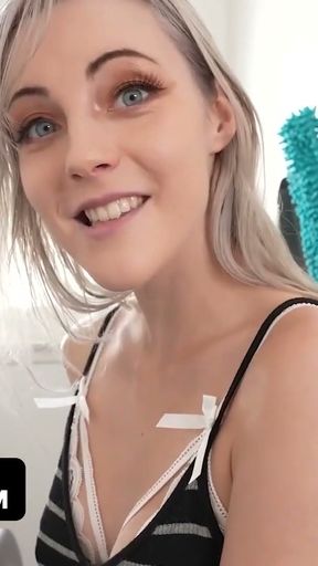 When Stepbro Is Preparing To Take A Shower, Stepsister Jamie Walks In Demanding To Use The Bathtub   Clip 2