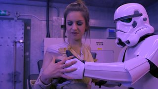 Incredible porn film as a parody of Star Wars movies