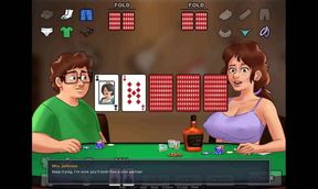 Summertime saga: playing strip poker with the MILF ep 170