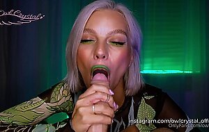 Owl crystal, slobbery bj from green dragon