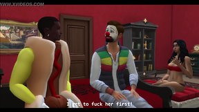 The sims 4: clowning around