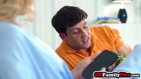 Stepmom's Wild Encounter: MILF Delivers Intense Pleasure with Her Stepson's Bold Moves!