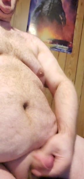 Masturbating While Sitting on the Edge of My Bed