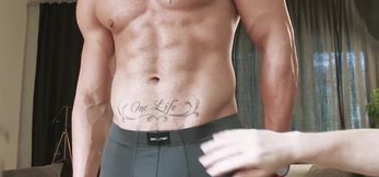 Hot twink has a very special job interview with his boss