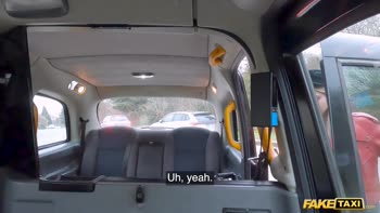 Bossy Blonde Commands a Huge Cock in Sensual Faketaxi Ride