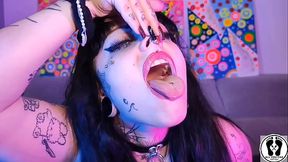 HORNY DEEDEELOVE BIG BOOBS ARMPITS AND NOSE FETISH FILM