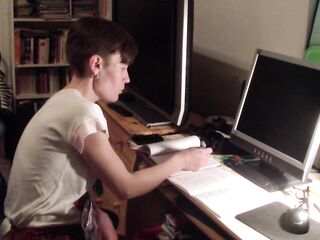 Young shy student´s fantasy with her tutor part 1