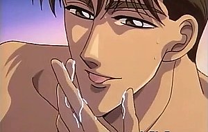 Naughty hentai gay twink gets his tight asshole fucked