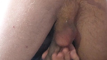 self-fisting of a cute twink’s stretched anal cunt