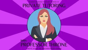 Private Tutoring - Older Woman Younger Man Fantasy