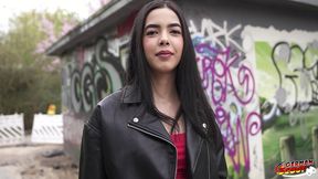german scout - slim and small tits latina girl kubera fortuna at first casting fuck