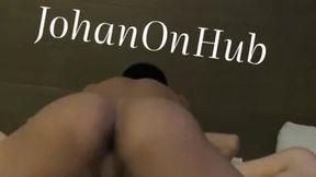 18-year-old university girl's pussy gets fucked hard and filled with cum