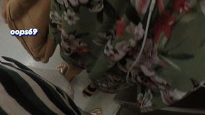 Hot MILF Stranger Grabs & Rubs My Hard Dick Through Shorts on Crowded Train