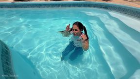 soaked poolside temptation with april big ass — full premium solo