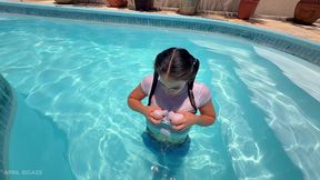 soaked poolside temptation with april big ass — full premium solo