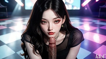 In this club, all the girls are such skilled suckers, incredible blowjob![AI Generated]