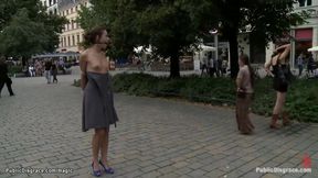 Gagged Bound Babe Humiliated In Public - Tommy Pistol