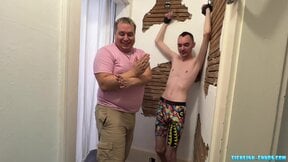 TicklishChubs: Dom Matt loves his hands roaming around Spiritmonkeys slim body