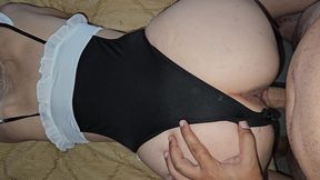 a shy latina maid gets screwed by a guest in a french hotel