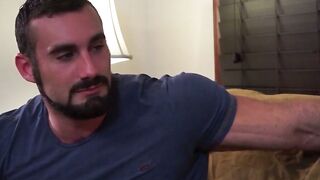 MaleIcons.com - Hairy hunk's intense ass fucking session with twink lover and big coc
