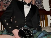 just a Scottish boy wearing his kilt ;)