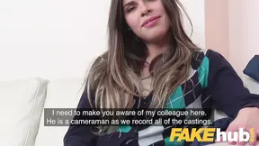 Sex Porn Models tight pussy gets fucked on couch