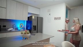 cougar says she doesn t have the money to fuck the delivery guy