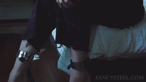 Locked In Metal High Heels