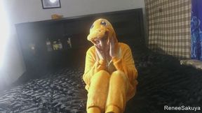Renee Sakuya in a Charizard Suit Dancing, Silent Film, 720p