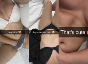 An 18-year-old teen cheats on her boyfriend with a stranger on Snapchat