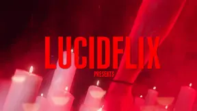 horny Angel and Seth share sensual fuck session in flicker of fiery light