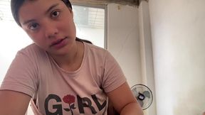 mi hermanastra colombiana me chupa la verga y follamos juntos , sexo real amateur